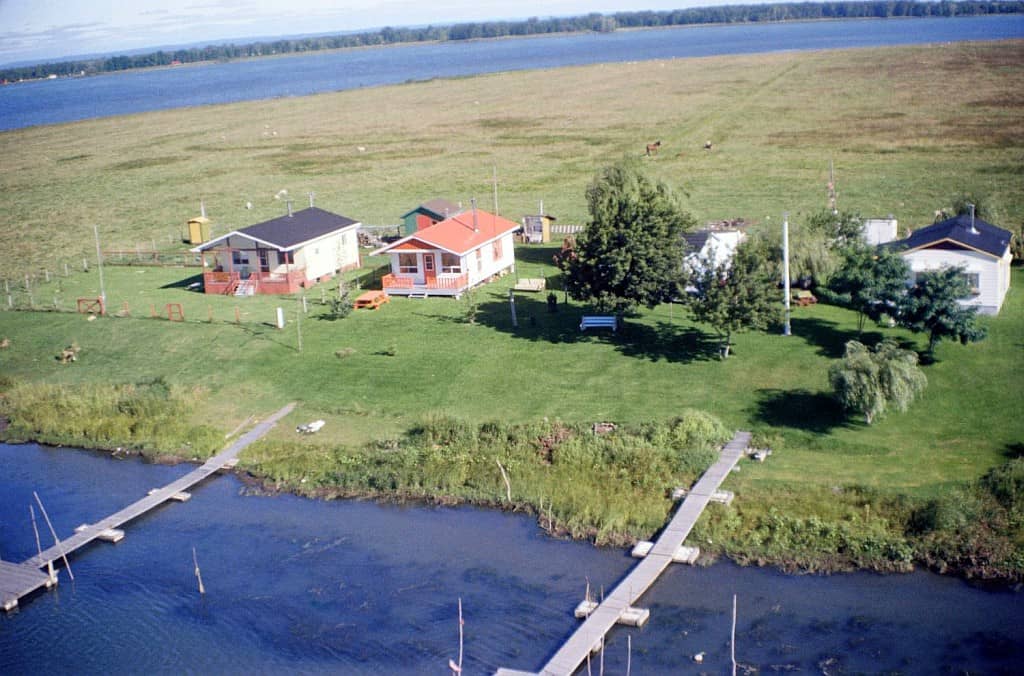 Vues aériennes, Sainte-Anne-de-Sorel 1980