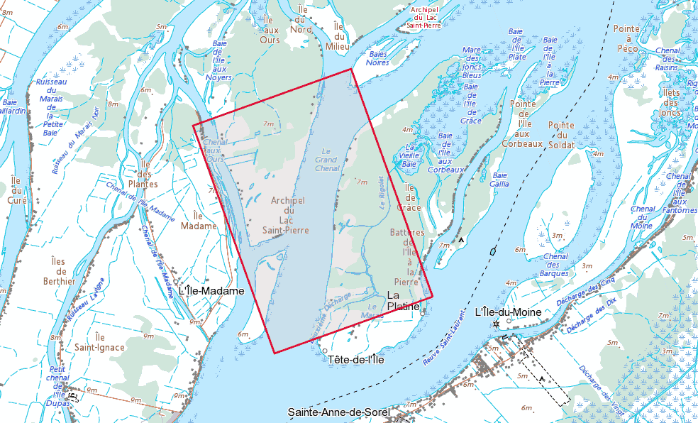 Un complexe militaire naval au cœur des îles de Sorel